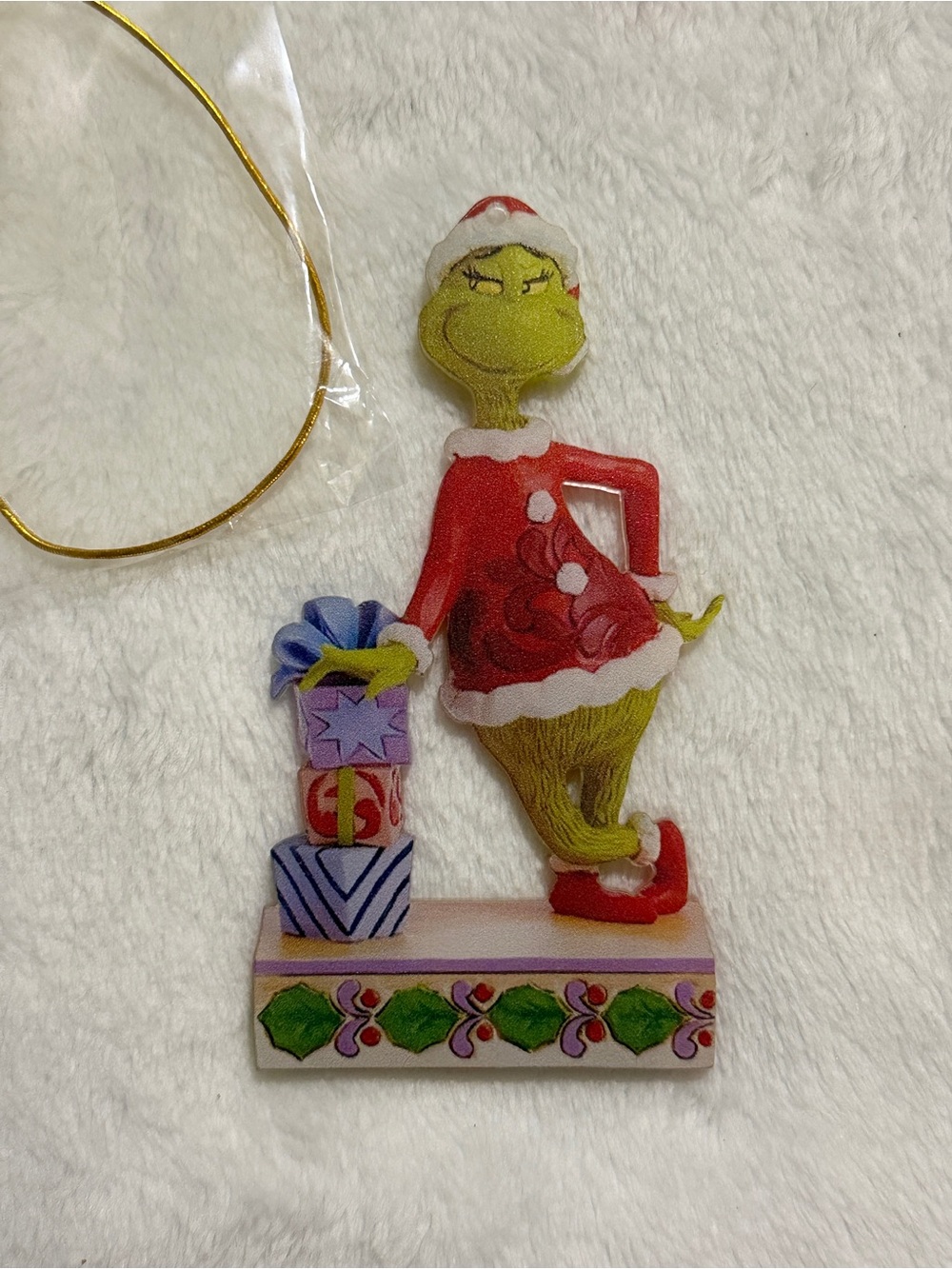 Grinch Shatterproof Acrylic Holiday Ornament